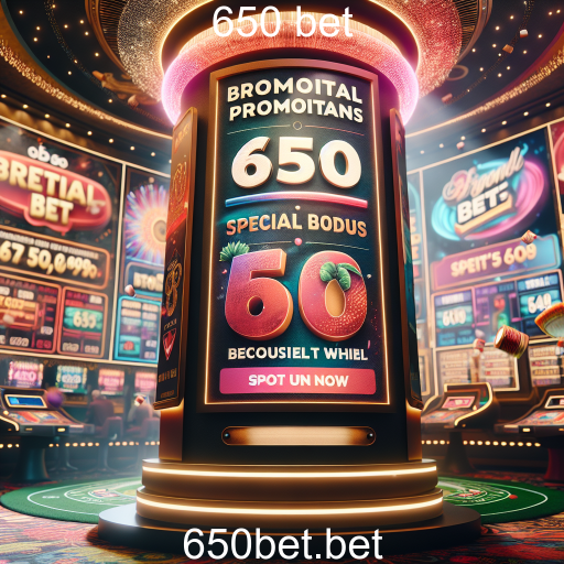 Descubra as Imperdíveis Promoções do 650 bet