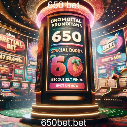 Descubra as Imperdíveis Promoções do 650 bet